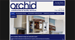 Desktop Screenshot of orchidconstruction.com